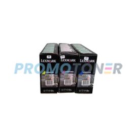 Lexmark C748 Toner CMY High Yield Pack of 3