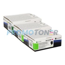 Lexmark CS725 Toner CMY Extra High Yield Pack of 3