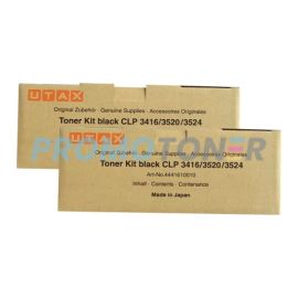 Utax Clp 3416 Toner Kit Black Pack Of 2