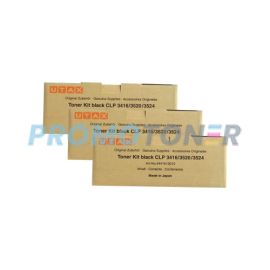 Utax Clp 3416 Toner Kit Black Pack Of 3