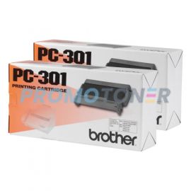 Brother Intellifax 750 Thermal Print Ctg Black Pack Of 2