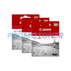 Canon CLI-521 Ink Black 3 Pack