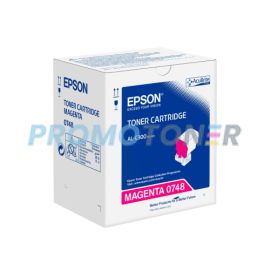 EPSON 0748 C13S050748 MAGENTA TONER - 8800 PAGINE A COLORI PER WORKFORCE AL-C300DN