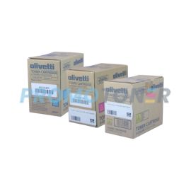 Olivetti d-COLOR MF3300 MF3800 Toner CMY Pack of 3