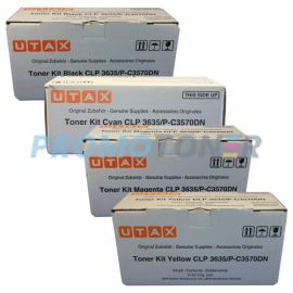Utax CLP 3635 Toner CMYK Pack of 4