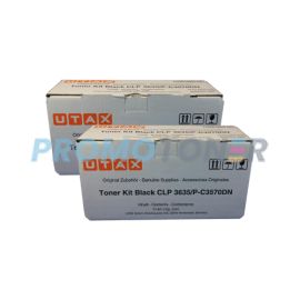 Utax CLP3635 Toner Cartridge Black Pack Of 2
