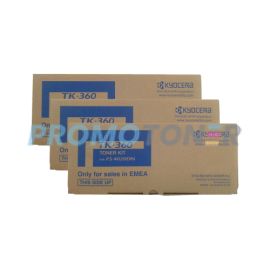 Kyocera Mita TK-360 Toner Kit Black Pack Of 3