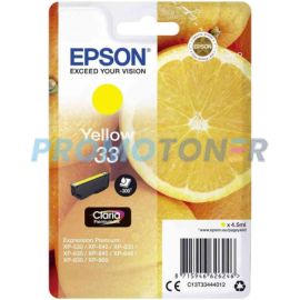 EPSON 33 C13T33444012 GIALLO INCHIOSTRO - 300 PAGINE PER EXPRESSION PREMIUM XP-530