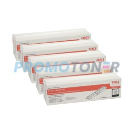 Oki C110/C130/MC160 Toner Black 5 Pack