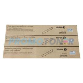 Xerox Phaser 7500 Toner CMY High Yield Pack of 3