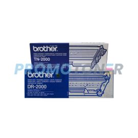 Brother TN2000 Toner and DR2000 Drum Black Pack of 2