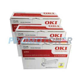 Okidata C711 Image Drum CMY Pack of 3