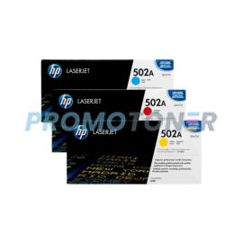 HP 502A Toner CMY Pack of 3