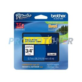 BROTHER TZE-641 NERO SU GIALLO P-TOUCH TAPE PER P-TOUCH CUBE PLUS PT-P710BT