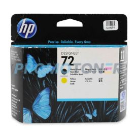 HP 72 C9384A NERO OPACO E GIALLO INCHIOSTRO PER DESIGNJET SD PRO MFP