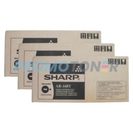 Sharp AR-168 Toner Cartridge Black Pack Of 3
