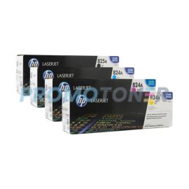 HP 825A 824A Toner CMYK Pack of 4