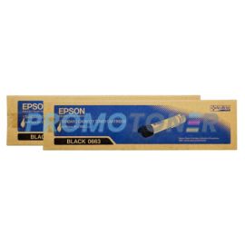 Epson 0663 Toner Cartridge Black 10.5K Pack Of 2