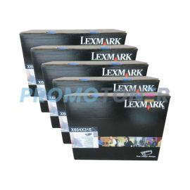 Lexmark X654DE Corp Toner Black 5 Pack
