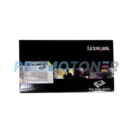 LEXMARK C736H1YG GIALLO TONER - 10000 PAGINE PER C-736DN