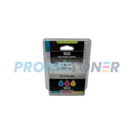 LEXMARK 100 14N0849B CMY INCHIOSTRO - 200 PAGINE PER GENESIS S815