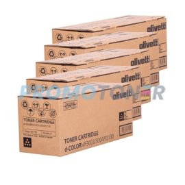 Olivetti D-color MF3003 Toner Cartridge Black Pack Of 5