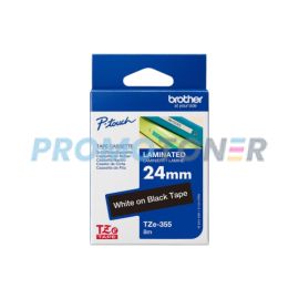 BROTHER TZE-355 BIANCO SU NERO CASSETTA PER P-TOUCH CUBE PLUS PT-P710BT