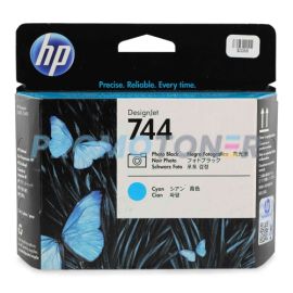 HP 744 F9J86A NERO E CIANO INCHIOSTRO PER DESIGNJET Z2600 24-IN POSTSCRIPT