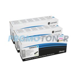 Lexmark CX860 Developer Unit CMY Pack of 3