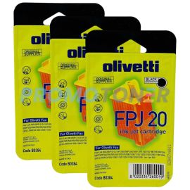 Olivetti Fpj 20 Ink Black Pack Of 3