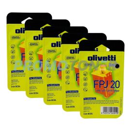 Olivetti Fpj 20 Ink Black Pack Of 5