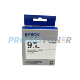 EPSON LK-3WBN NERO SU BIANCO ETICHETTE PER LABELWORKS LW 300