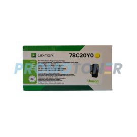 LEXMARK 78C20Y0 GIALLO TONER - 1400 PAGINE PER CS421DN