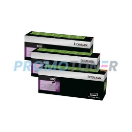 Lexmark 605 Toner Cartridge Black 3 Pack