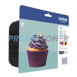 BROTHER LC-123VALBP CMYK INCHIOSTRO - 2400 PAGINE PER DCP-J132W